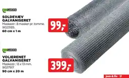 jem & fix Garden soldevæv galvaniseret tilbud
