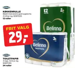 jem & fix Belinno køkkenrulle tilbud