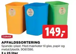 jem & fix Curver affaldssortering tilbud