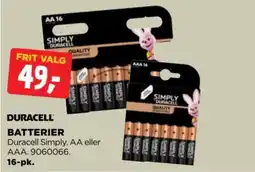 jem & fix Duracell batterier tilbud