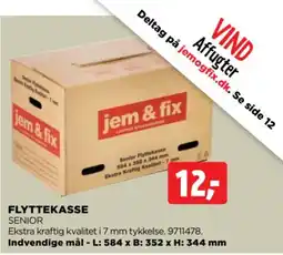 jem & fix Jem & Fix flyttekasse senior tilbud
