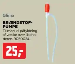 jem & fix Qlima brændstof-pumpe tilbud