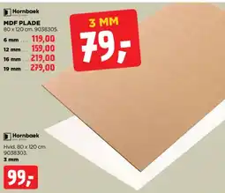 jem & fix Hornbaek Mdf plade tilbud