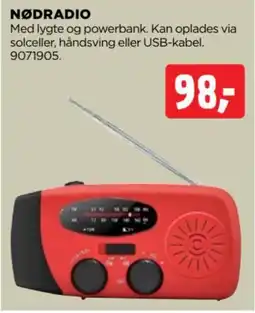 jem & fix Nødradio tilbud