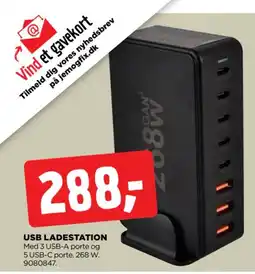 jem & fix M80Z USB LadeStation tilbud