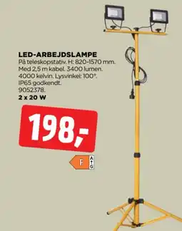 jem & fix Led-arbejdslampe tilbud