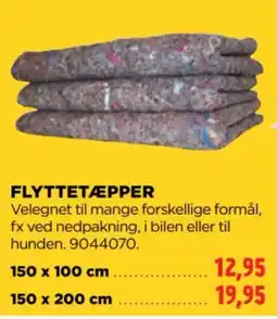 jem & fix Flyttetæpper tilbud