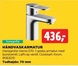 jem & fix Hansgrohe Vernis S70 tilbud