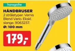 jem & fix hansgrohe håndbruser tilbud