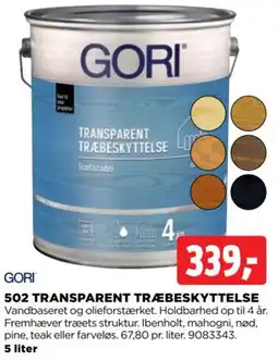 jem & fix Gori transparent træbeskyttelse tilbud