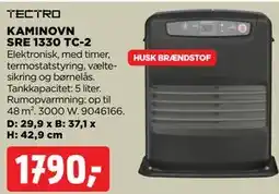jem & fix KAMINOVN SRE 1330 TC-2 tilbud