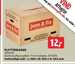 jem & fix FLYTTEKASSE tilbud
