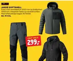 jem & fix JAKKE SOFTSHELL tilbud