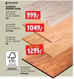 jem & fix MASSIVE BORDPLADER tilbud