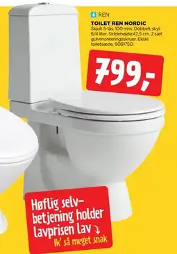 jem & fix TOILET REN NORDIC tilbud