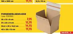 jem & fix FORSENDELSESKASSE tilbud