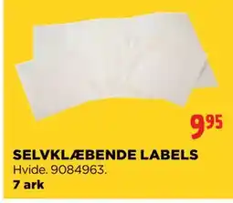 jem & fix SELVKLÆBENDE LABELS tilbud