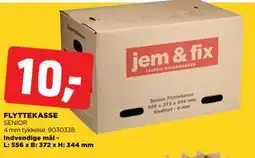 jem & fix FLYTTEKASSE SENIOR tilbud