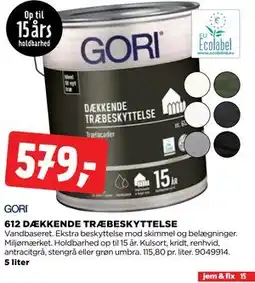 jem & fix 612 DÆKKENDE TRÆBESKYTTELSE tilbud
