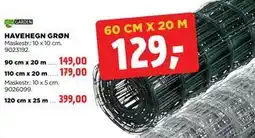 jem & fix HAVEHEGN GRØN tilbud