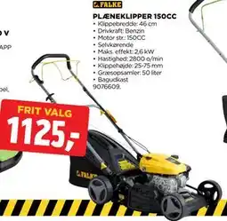 jem & fix PLÆNEKLIPPER 150CC tilbud