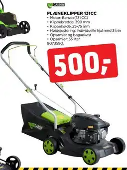 jem & fix PLÆNEKLIPPER 131CC tilbud