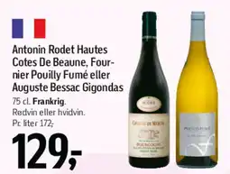 Føtex Antonin Rodet / Fournier / Auguste Bessac (top-center vine) tilbud
