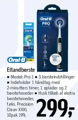 Føtex Eltandbørste Oral‑B Pro 1 tilbud