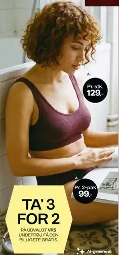 Føtex VRS bralette / undertøj tilbud