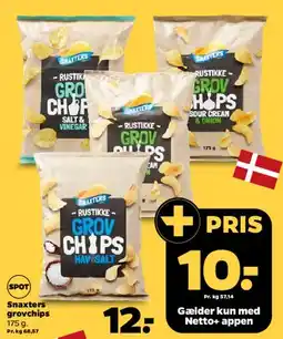 Netto Snaxters Grovchips tilbud