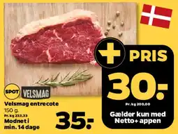 Netto Velsmag entrecote tilbud