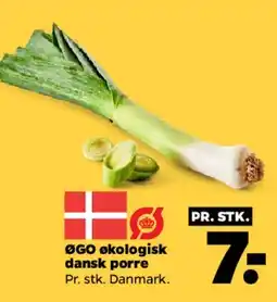 Netto ØGO økologisk dansk porre tilbud