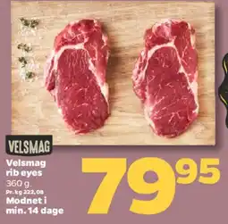 Netto Velsmag rib eyes tilbud