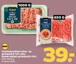 Netto Velsmag hakket okse- og grisekød tilbud