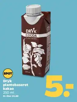 Netto Dryk plantbaseret kakao tilbud
