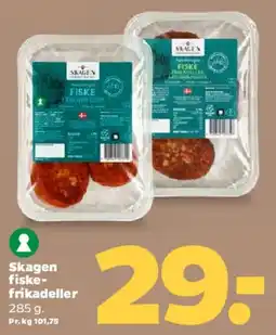 Netto Skagen fiske-frikadeller tilbud