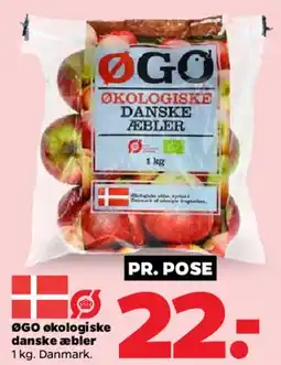 Netto ØGO økologiske danske æbler tilbud