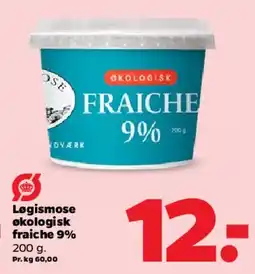 Netto Logismose økologisk fraiche 9% tilbud