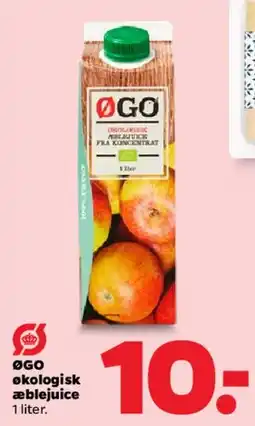 Netto ØGO økologisk æblejuice tilbud
