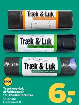 Netto Træk & Luk affaldsposer tilbud