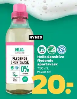 Netto Hello Sensitive flydende sportsvask tilbud