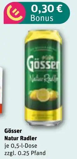 REWE DE Gösser Natur Radler tilbud