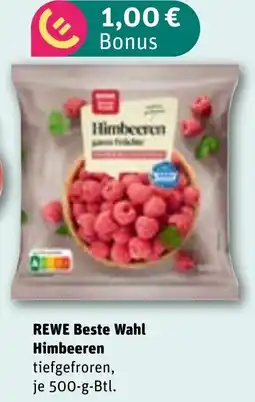 REWE DE Rewe Beste Wahl Himbeeren tilbud