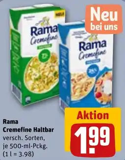 REWE DE Rama Cremefine Haltbar tilbud