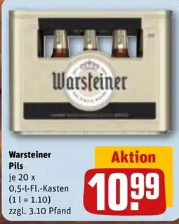 REWE DE Warsteiner Pils tilbud