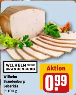 REWE DE Wilhelm Brandenburg Leberkäs tilbud