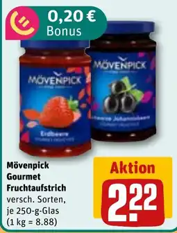 REWE DE Mövenpick Gourmet Fruchtaufstrich tilbud