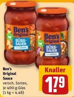 REWE DE Ben's Original Sauce tilbud