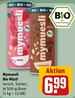 REWE DE Mymuesli Bio Müsli tilbud