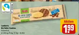 REWE DE Lambertz Bio Hafer Cookies tilbud